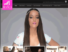 Tablet Screenshot of biancahairextensions.com